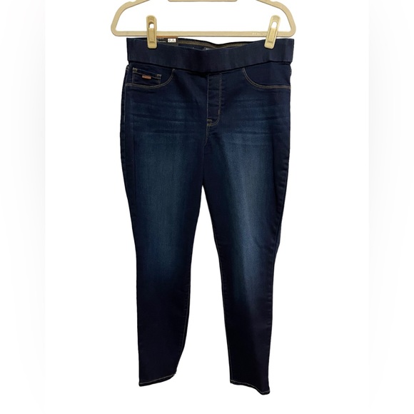 Nine West Denim - Nine West - Heidi Pull on Skinny Jeans - dark blue - size 12 NWT